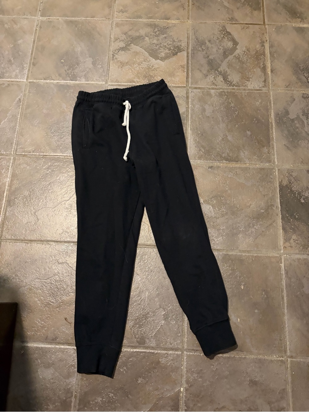 North Face Black Drawstring Jogger Pants. S